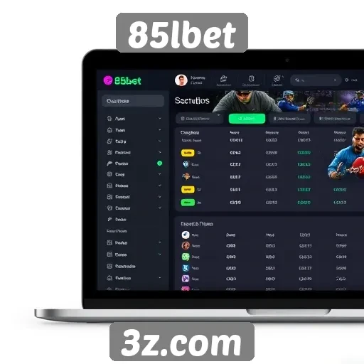 Interface do 85lbet proporciona experiência intuitiva
